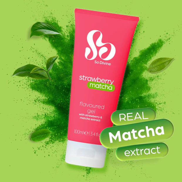 So Divine Strawberry Matcha Water-based Lubricant