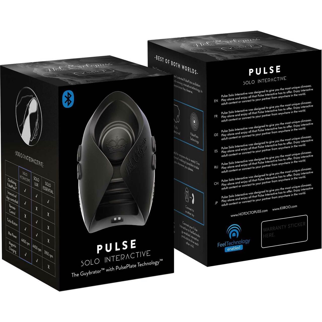 Pulse Solo Interactive Powered by Kiiroo