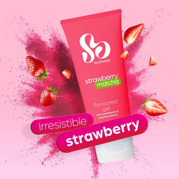 So Divine Strawberry Matcha Water-based Lubricant