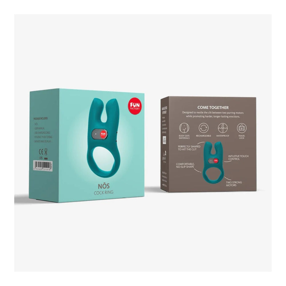 Fun Factory NŌS Original vibrating ring in Deep Sea Blue
